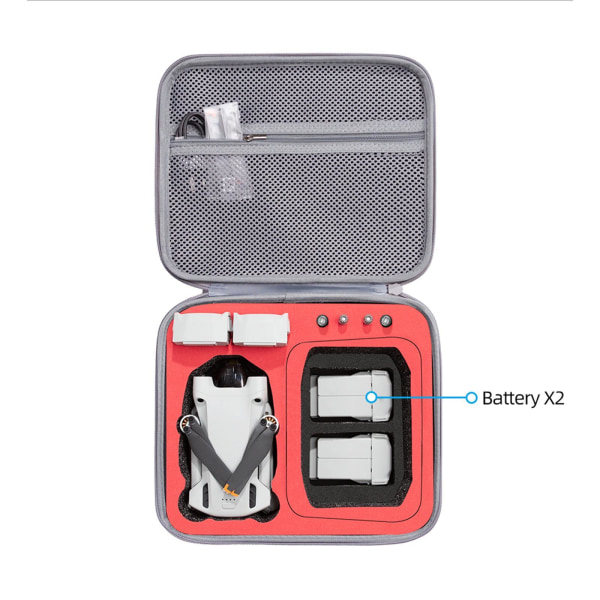 Etui for DJI Mini 3 Pro Red 24x10x23cm