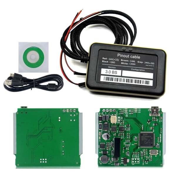 Full Chip 8 i 1 Simulator OBD2 Adblue Emulator för Lastbilar - Ingen Programvara Behövs