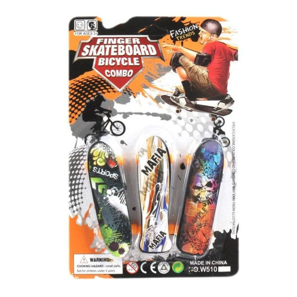 Fingerboard, finger skateboard, 3 stk.