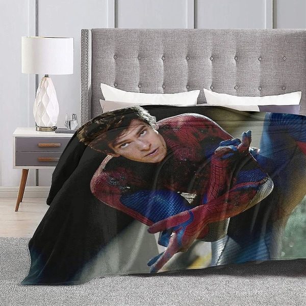 Andrew Garfield Filt 3D Trykt Lammeullsplysjfilt Sengetøy Innredningsfilt For Stue Soverom Sovesal Dekor -s355 50x40in 125x100cm