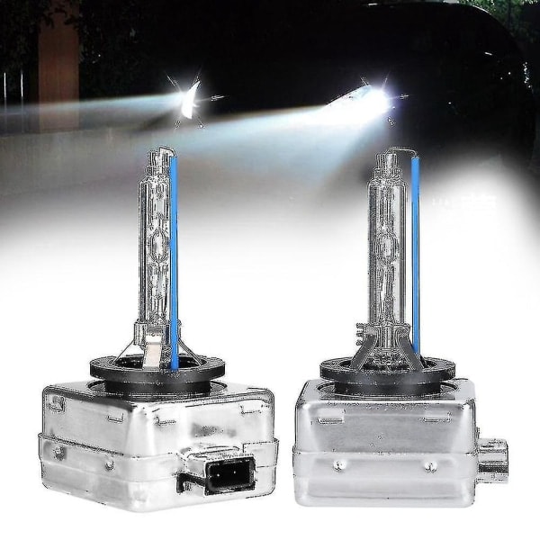 2 stk D3s 8000k 35w Xenon Forlygter Høj Lysstyrke Ip68 Vandafvisende Bil Led Pannlampe