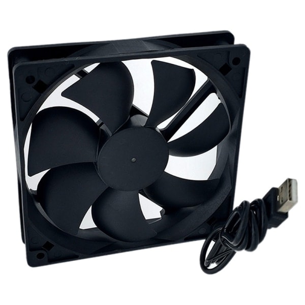 5V USB-harjaton hylsylaakerituuletin PC-kotelon CPU-jäähdytys