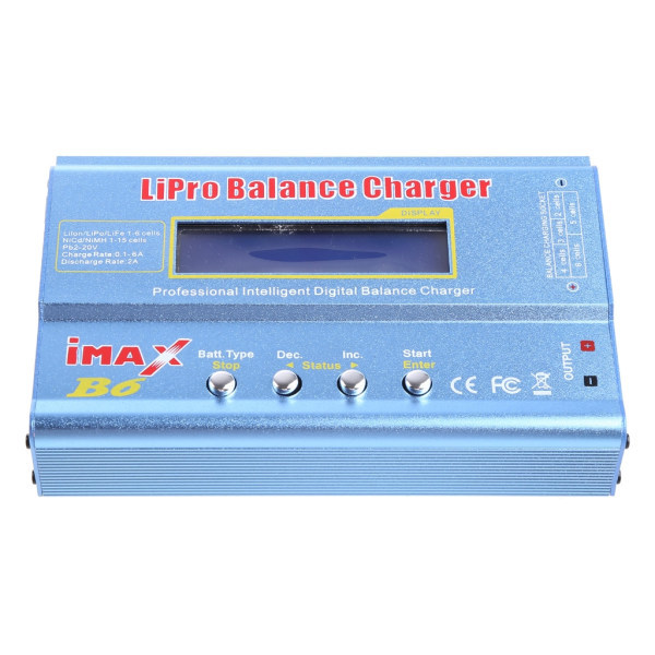 Ny iMAX B6 LCD-skjerm Digital RC Lipo NiMh batteribalanseringslader