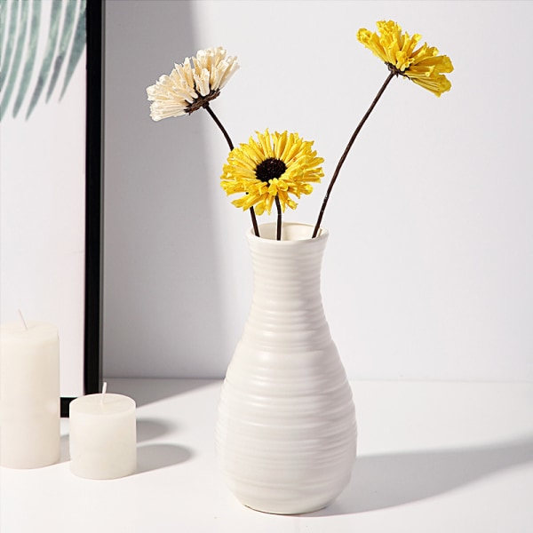 Hem Nordic Plast Vas Enkel Liten Färsk Blomkruka Förvaring A6