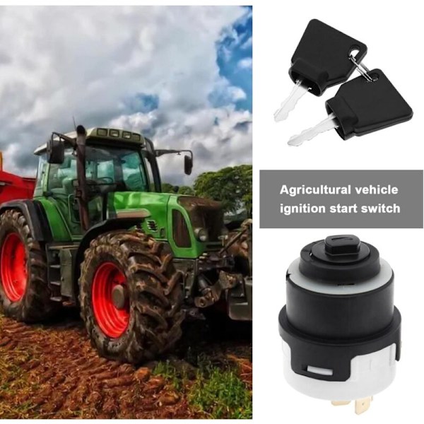 JCB Tändningslås 9-Pin med 2 Nycklar 701/80184 50988 85804674