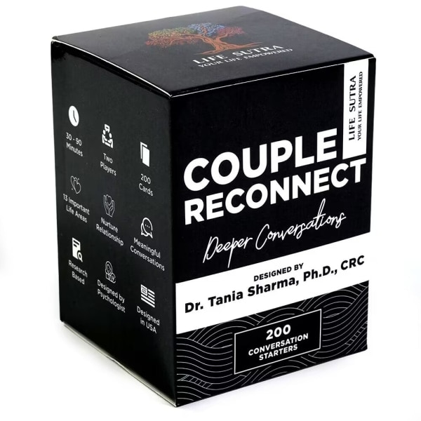 Couple Connect -keskustelukorttipeli Treffipäiville ja Avioliitolle