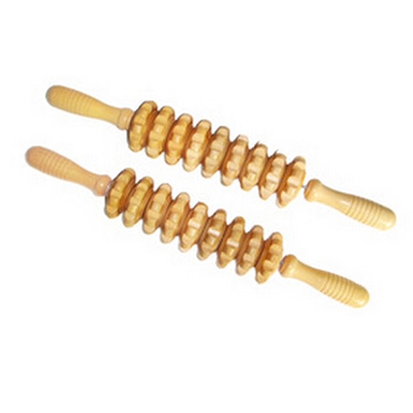 For at se billederne for at zoome Wood-Stick-Massager-Roller-Body-M Wood