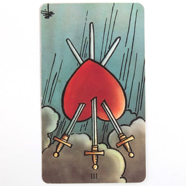 Glittrande Nytt Tarot Oracle Kortspel Engelska Tarot Kortspel