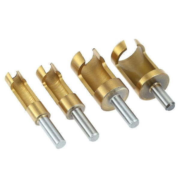 Kolmiväriset teräspistotulpat 6mm/8mm/13mm/16mm suorat ja kartiopora