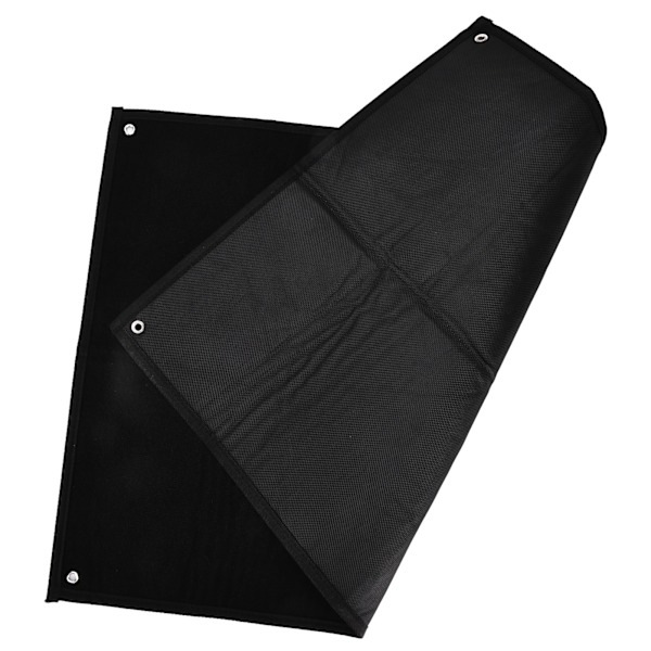 Militær Patch Samling Display Panel Væghængt Holder til Moral Krog og Loop Emblem Sort