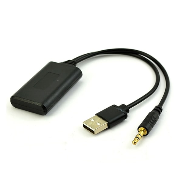 Bluetooth-kompatibelt modul Trådløs til lydindgang Musikafspiller Kabeladapter USB+DC-modtager Stereonavigationsradio