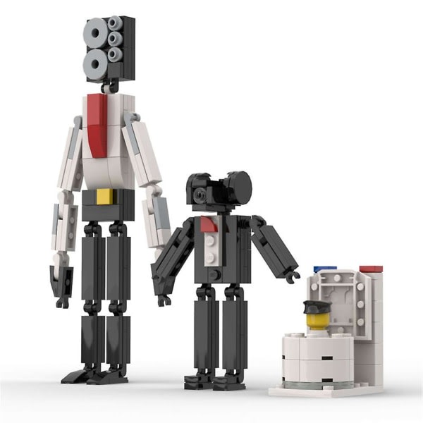 Skibidi-sæt, heta videokarakterer Skibidi Toiletspil Samleobjekt Model Action Figur Legetøj Gaver A 3Pcs