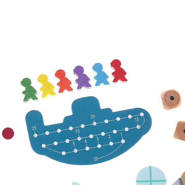 Deep Sea Adventure Brädspel med engelska instruktioner Kortspel 2-6 spelare Pusselspel för att förbättra vänskapen