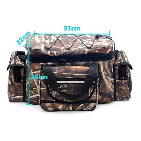 Utendørsfiske oppbevaringsveske fiskeveske messenger bag