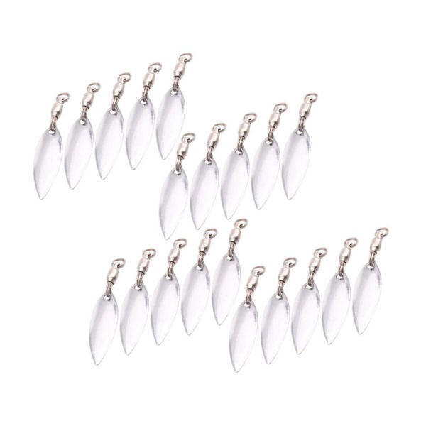 1/2/3/5 20 stycken Fiskedrag Naturtro fiskedrag Reflekterande Silver S 1Set