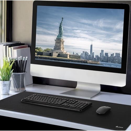 Gaming musematte - 90x40cm Svart black