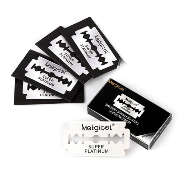 20 stk dobbeltkantede barberblade 20 pcs 20 pcs
