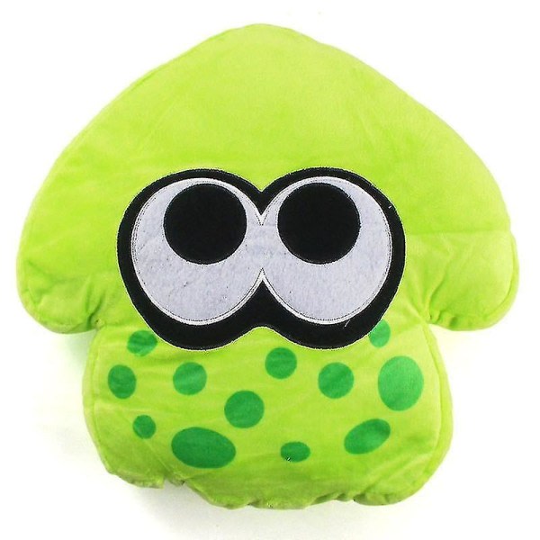 33 cm Anime Splatoon Squid Plyschleksaker Gosedjur Mjuk kudde Dockor Födelsedagspresent för barn CMK Green