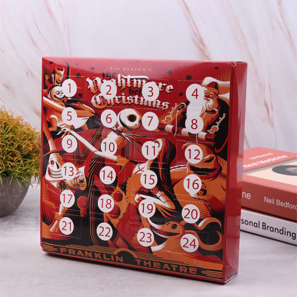 24:e Halloween-docka Advance-kalender Blind Box Present A20.5*20.5*4cm