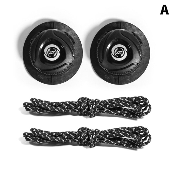 1 Par Sneakersnören Elastiska Snörfria Skosnören Stretch Lo A A