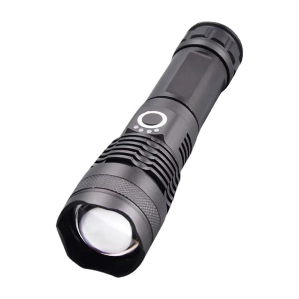 12000 Lumen Ultra Kraftfull LED-ficklampa, USB laddningsbar