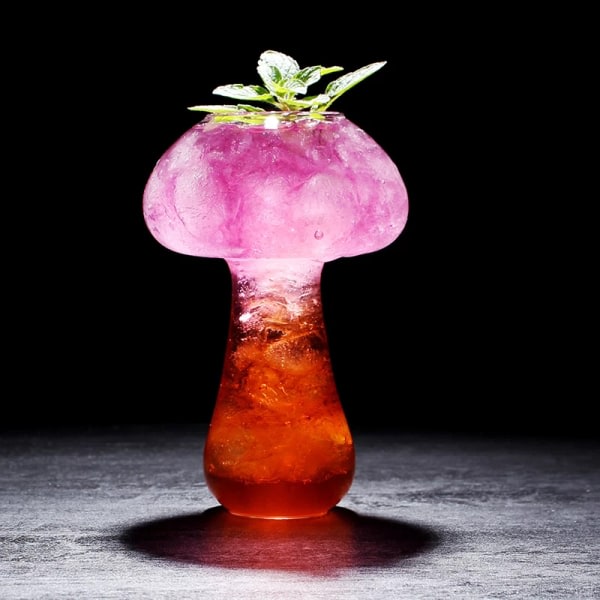 Svampkopp Kaffe Mojito Ølglas Høje fødder Glaskop Bar Par