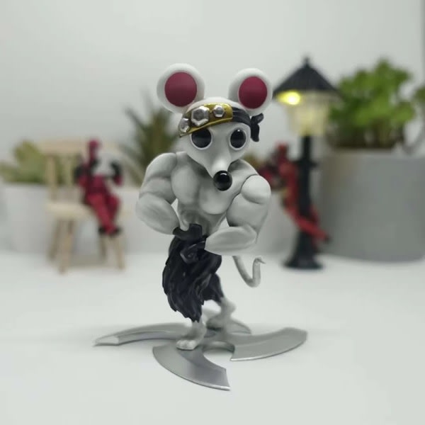 Demon Slayer Anime Figur Tengen Uzui GK Muscle Rat Action Figu