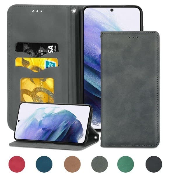 TG Samsung Galaxy S21 - Wallet Case Grå