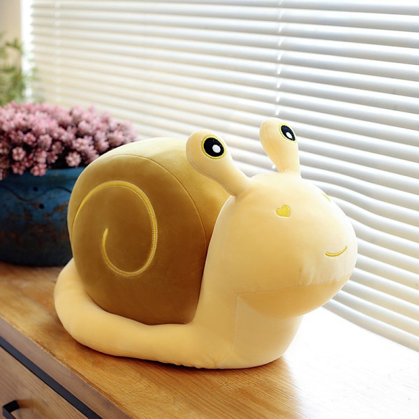 Snigel gosedjur barn present pink 38 cm