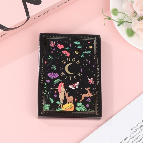 Moon Witch Oracle Katarot Egyptisk Tarot Brädspel Party Casua Monivärinen yksikokoinen Multicolor onesize