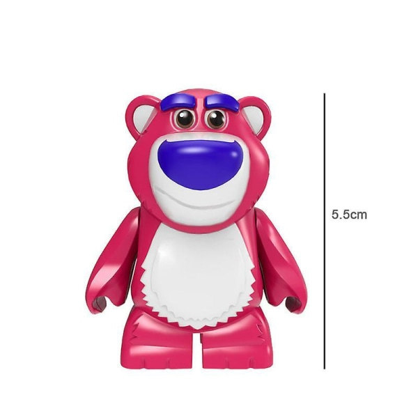14 Toy Story Byggeklosser Minifigur Grønn Soldat Zach Rødt Hjerte Hest Jordbær Bjørn Samlet Dukke Leke