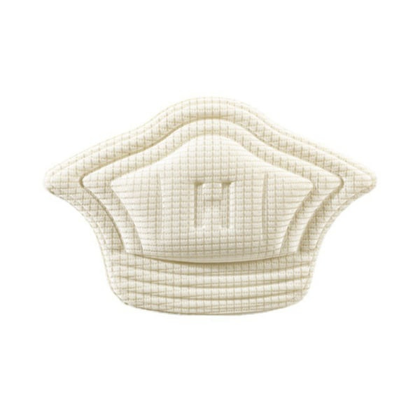 2-Pack innersula Patches Häl Pad Sneakers Justerbar storlek Relief beige 10mm beige 10mm