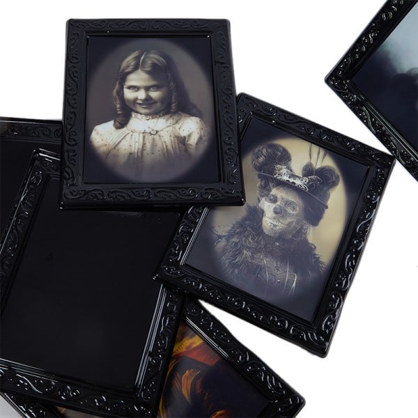 3D Spøkelsesansikt Fotoramme Utbyttbar Skrekkportrettbilde Ha 01 onesize 1 onesize