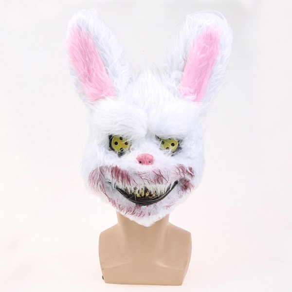 Halloween Mask Blodig Mördare Mask Teddy Bear Plysch Cosplay Ho En Storlek A onesize