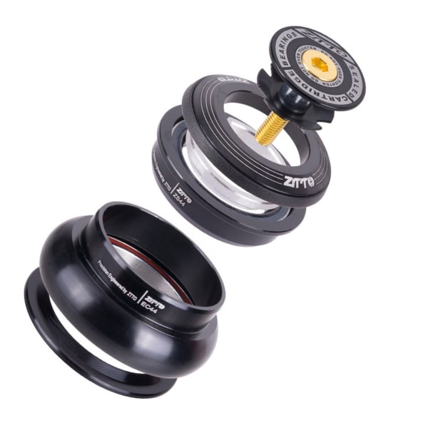 4444T Cykelheadset MTB 44mm Rak Rör Ram ZS44 EC44 CNC 1 1/8\"-1 1/2\" Adapter Legering MTB Headset till avsmalnande rör