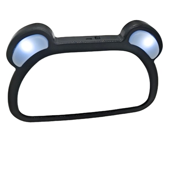 Babyspegel för bil, okrossbar babyspegel med LED-ljus