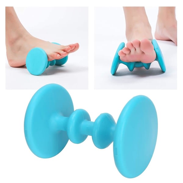 Foot Massager Roller, Portable Foot Roller Fodzoneterapi til dyb vævsakupressurgendannelse til afslapning (blå)