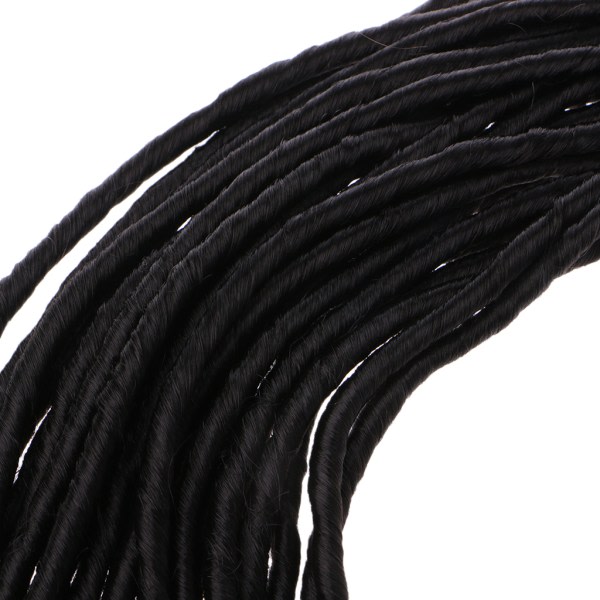 1 Paket Falska Flätor Dreadlock Syntetiskt Hårförlängning Virkning Twist Ren Färg Guld