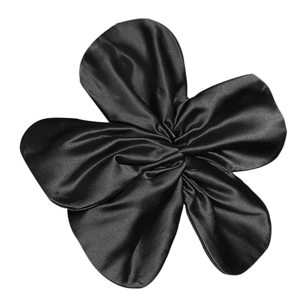 Dam Stor Blomma Hårband Flick Hårring Black