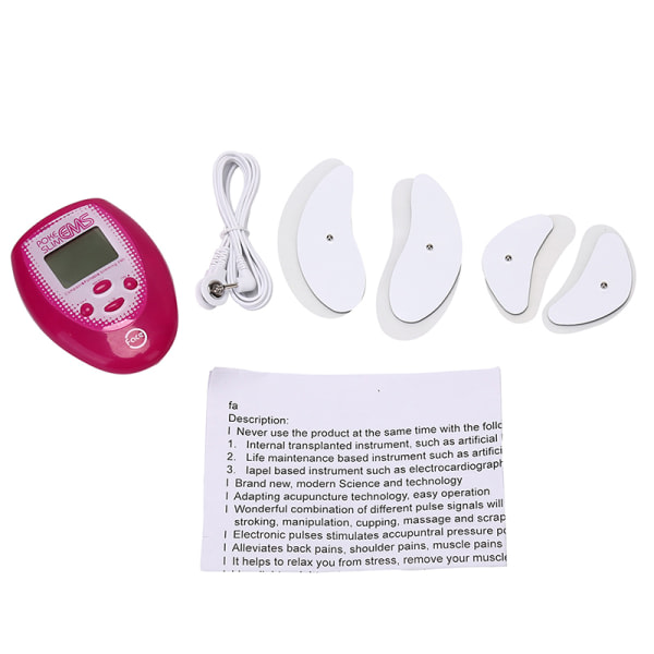 Ems elektrisk massageapparat Ansiktsbantning Ansiktsmuskelstimulering R Vit onesie White onesie