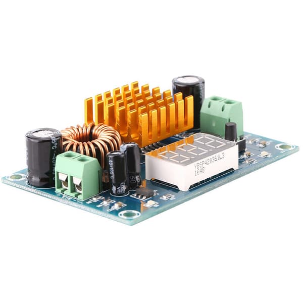 Justerbar DC-DC Step-Up Konverter 5-45V 5A Spenningsregulator Kort