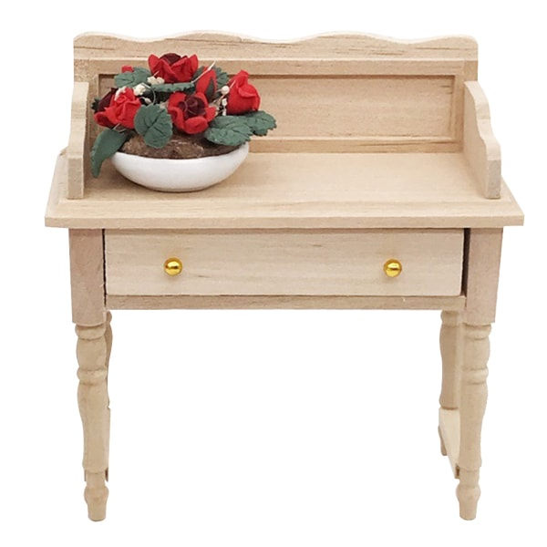1:12 Miniatyyri Nukkekoti Blomma Bonsai Ruusu Koriste Puutarha Huone Deko Tarvikkeet