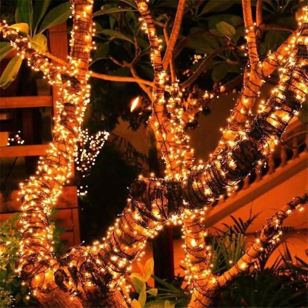 Utomhus Solar String Light 12m 100leds Vattentät Fairy Light
