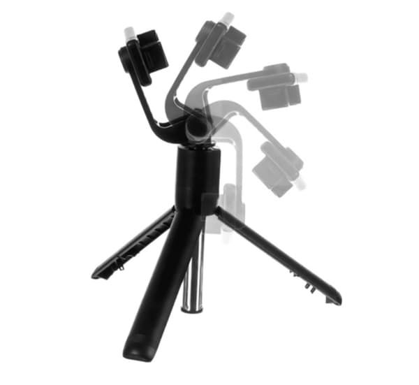 Selfie-tikku - iPhone/Android - Bluetooth Black Svart