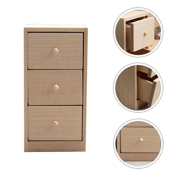 Minityrdekoration Dekorative Dukkemøbler Børn Minimøbler Børnetilbehør Dekorative Min Khaki 10X5.2CM