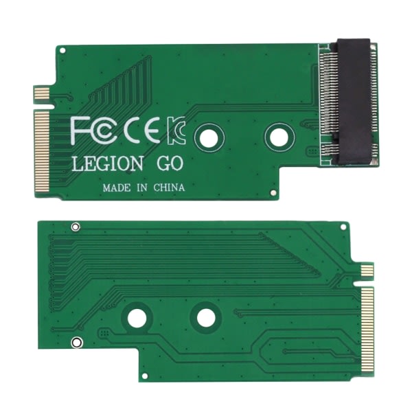 M.2 NVME-adapter för Legion Go Modifieringskort 2240 till 2280 NVMe Hårddisk SSD Överföringskort Adapter Konverterare Svart