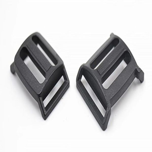 5 stk Tri Glide Slider Spænder Låsespænder SORT Black