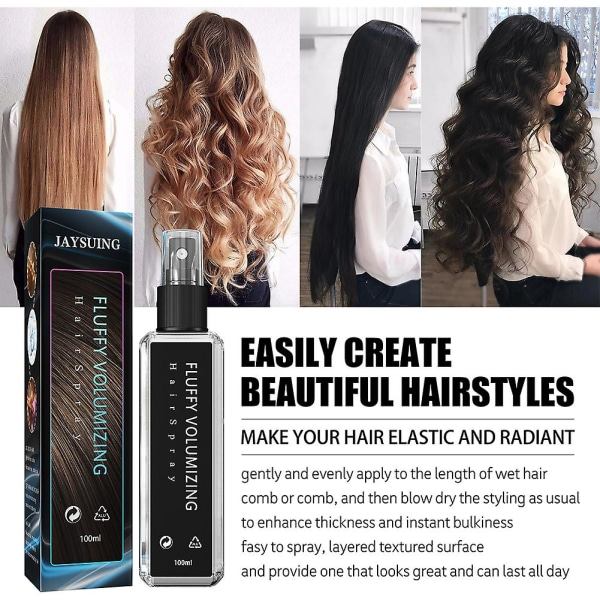 Fluffig volym antava spray Pump-hai Extra volyymi Magic Styling Gel Kestävä