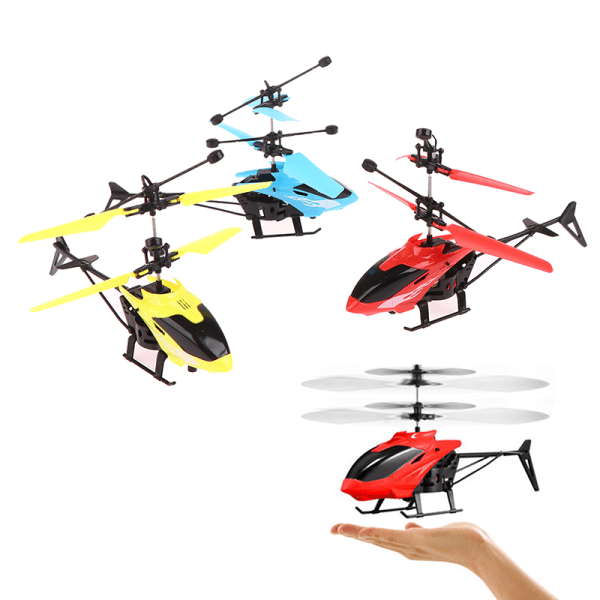 Suspension RC Helikopter Fallbeständig Induktion Suspension Ai Gul kontroll Gul kontroll Yellow control Yellow control