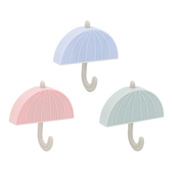 3 stk. paraplyformede magnetiske kroge